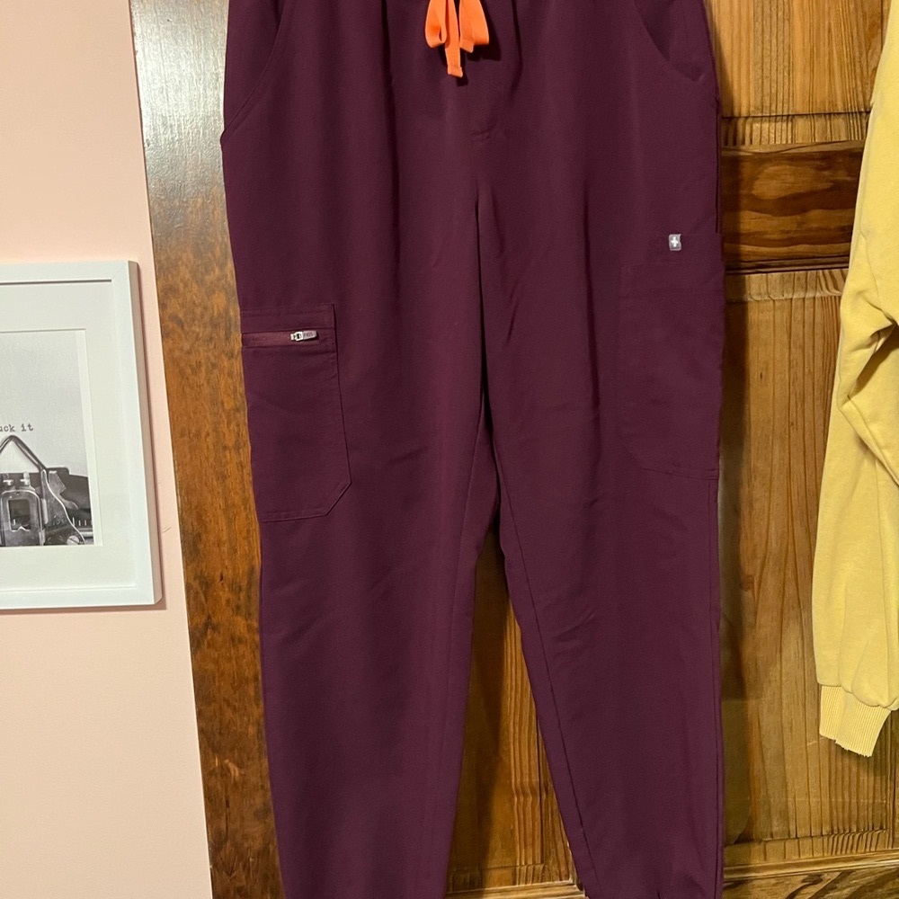 Figs deep purple Uman joggers pants